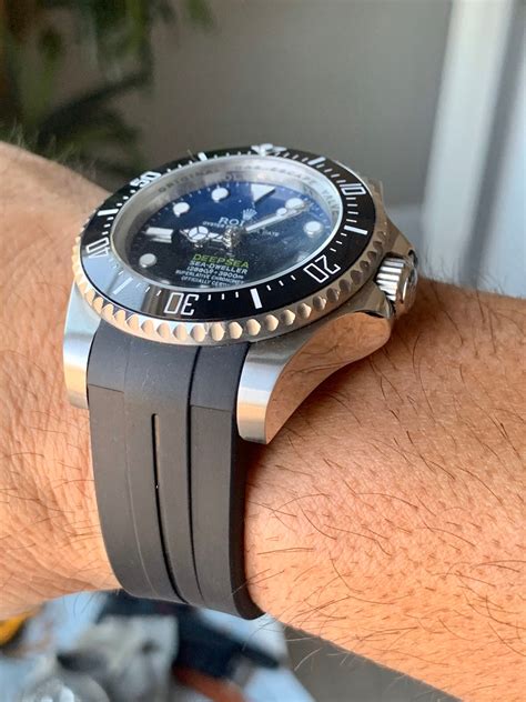 rolex deepsea rubber strap